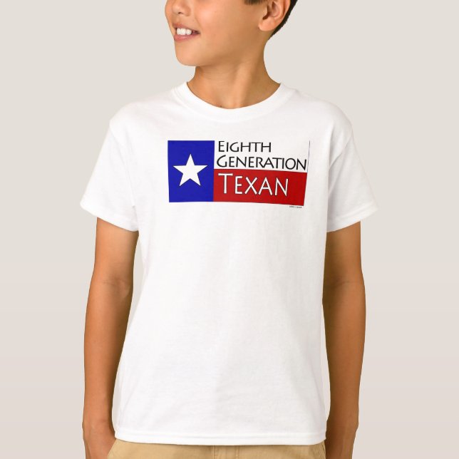 T-shirt 8ème Texan de génération (Devant)
