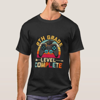 T-shirt 8Th Grade Level Complete Gamer Class Of 2023 23 Gr