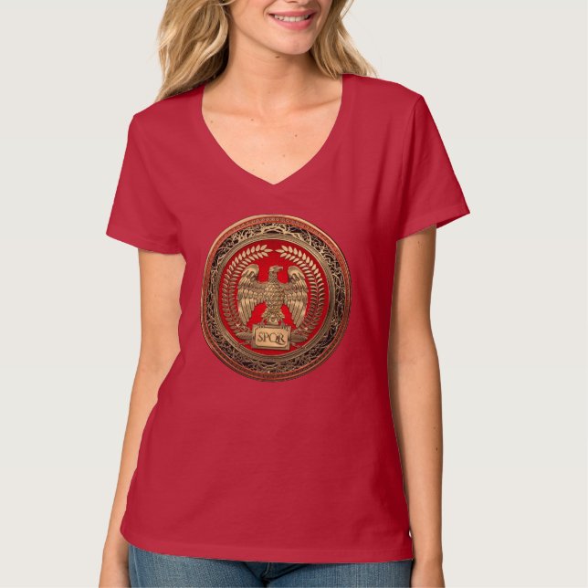 T-shirt [900] Aigle impérial romain d'or (Devant)