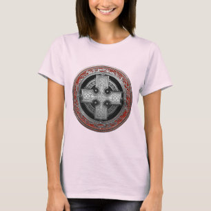 T-shirt [900] Ancienne Croix de noeud d'argent sacré celti