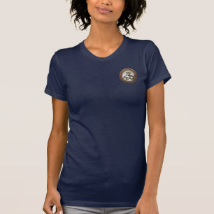 T-shirt [900] Dragon oriental sacré noir et or