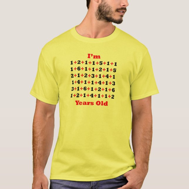 T-shirt 90 années ! Rouge de noir (Devant)
