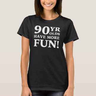 T-shirt 90 Ans Amusant