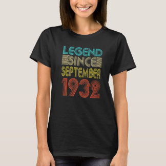 T-shirt 90 ans de légende depuis septembre 1932 90th Bir