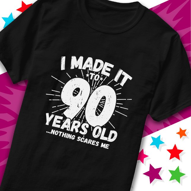T-shirt 90 ans vieux mème sarcastique drôle 90ème annivers (Créateur téléchargé)
