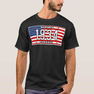 T-shirt 90 ans Vintage 1934 90e anniversaire