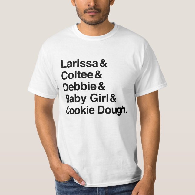 T-shirt 90 jours de fiance Larissa & Coltee Ampersand (Devant)