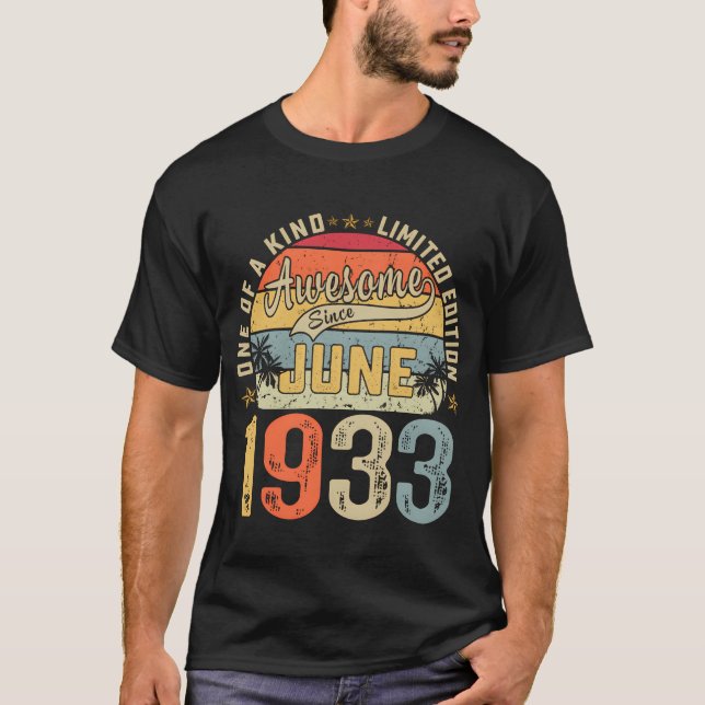 T-shirt 90 juin 1933 90e fille (Devant)