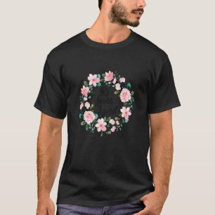 T-shirt 90 Years Loved Men Women 90 Years Old Floral 90th 