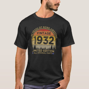 T-shirt 90E Anniversaire 1932 Edition Limitée Patriotique