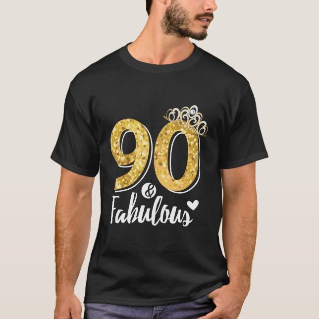 T-shirt 90E Quatre-Vingt-Dix Et Fabuleux (Devant)