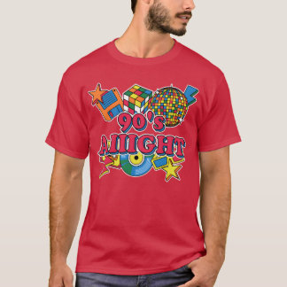 T-shirt 90s Aiight 1990 Citations Citations Déclaration Co