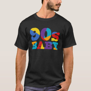 T-shirt 90s Bébé né dans les années 90s Retro