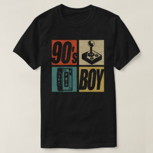 T-shirt 90s Boy 1990s Fashion 90 Theme Party 90s