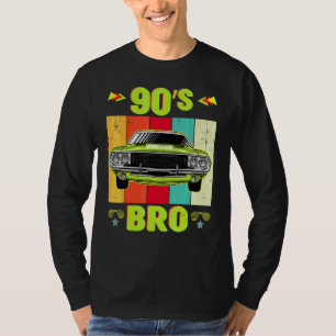 T-shirt 90s Bro Retro Vintage 90s 90s Classic Car Thème P