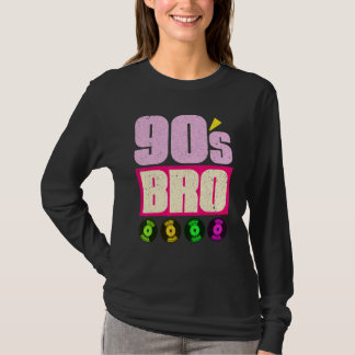 T-shirt 90s Bro Vinyl 90s Musique 1990s Theme Party Nineti