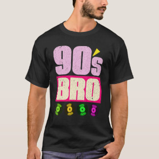 T-shirt 90s Bro Vinyl 90s Musique 1990s Theme Party Nineti