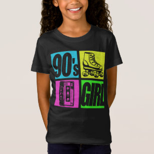 T-Shirt 90s Girl 1990s Fashion 90 Theme Party 90s