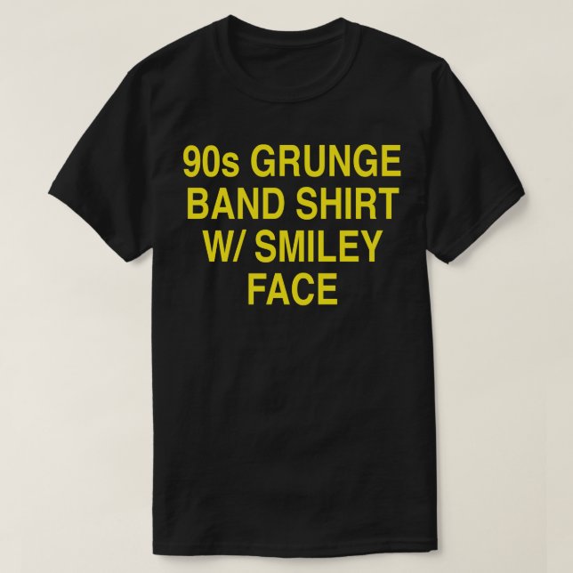 T-shirt 90s Grunge Band (Design devant)