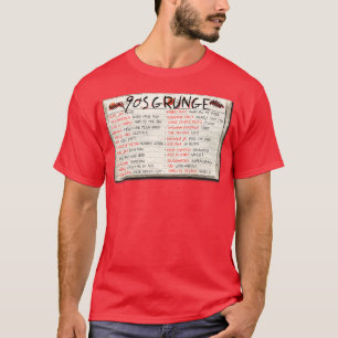 T-shirt 90s Grunge Rock Tape Cassette
