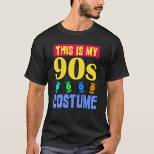 T-shirt 90s Musique 1990s Fête C'Est Mon Costume 90s Neuf