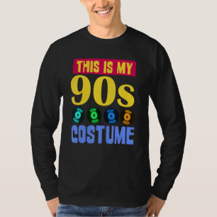 T-shirt 90s Musique 1990s Fête C'Est Mon Costume 90s Neuf