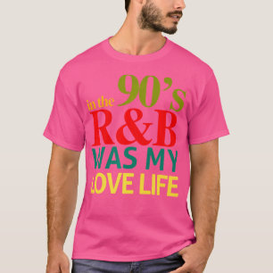 T-shirt 90'S Musique Rb Pour Hommes Filles Rnb Lover Rhyth