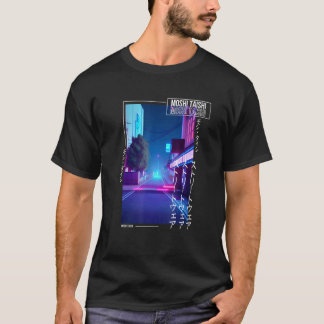 T-shirt 90's Retro Synthwave Japanese Vaporwave Otaku Aest