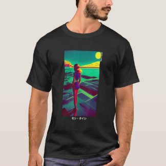 T-shirt 90's Retro Synthwave Japanese Vaporwave Otaku Aest