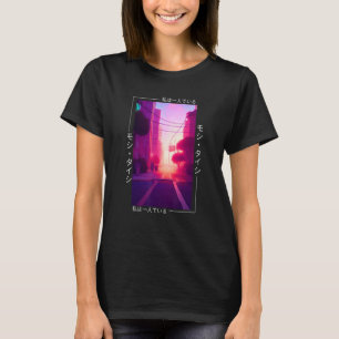 T-shirt 90's Retro Synthwave Japonais Vaporwave Art Otaku