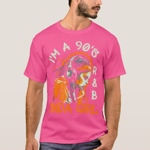 T-shirt 90S Soul Music Je Suis Un 90'S Rb Kinda Girl Rnb H