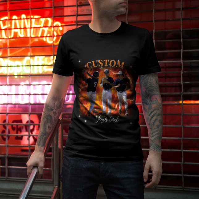 T-shirt 90's Sport Bootleg Rap Custom Photo (Créateur téléchargé)