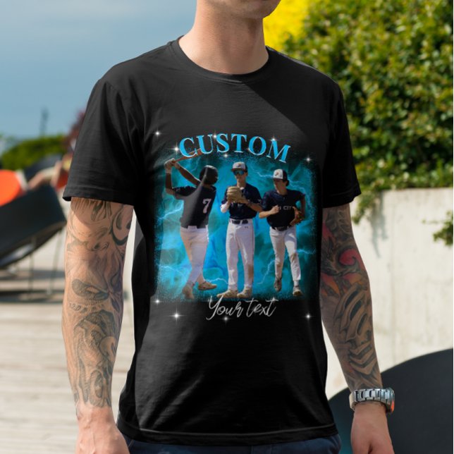 T-shirt 90's Sport Bootleg Rap Custom Photo (Créateur téléchargé)