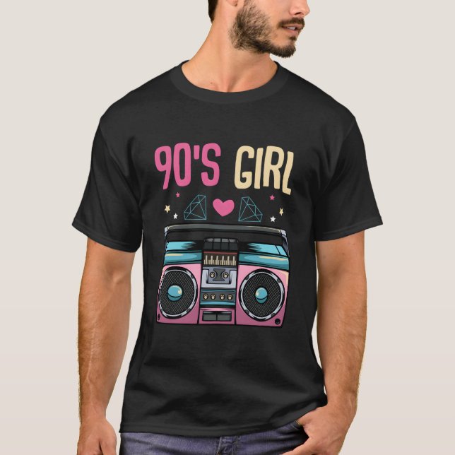 T-shirt 90'S Style Old Radio (Devant)