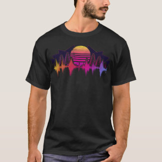 T-shirt 90s synthwave sound engineer gift soundwave vintag