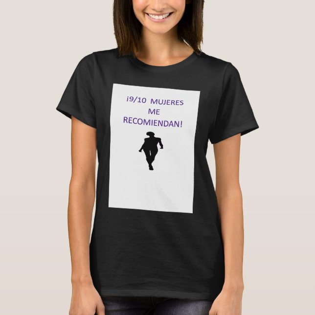 T-shirt 910 mujeres me recomiendan (Devant)