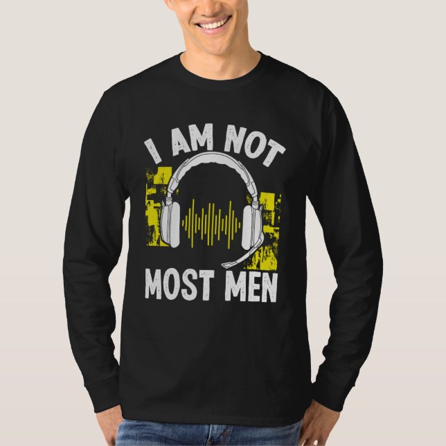 T-shirt 911 Dispatch Operator I am not most Men Thin Gold  (Devant)