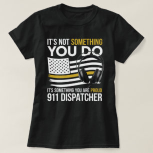 T-shirt 911 Dispatcher - USA Flag Proud