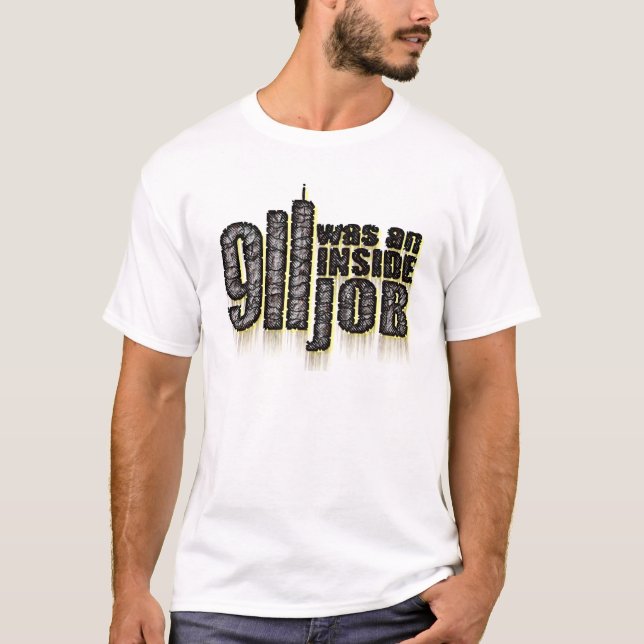 T-shirt 911 était un travail intérieur (Devant)
