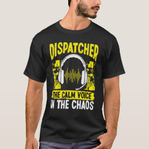 T-shirt 911 - Incendie et police - Voix calmes au chaos