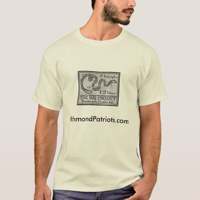 T-shirt 912snake, RichmondPatriots.com (Devant)