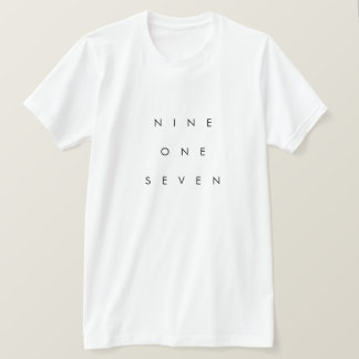 T-shirt 917 Indicatif régional