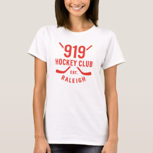 T-shirt 919 Hockey Club - Raleigh NC Prix de hockey local