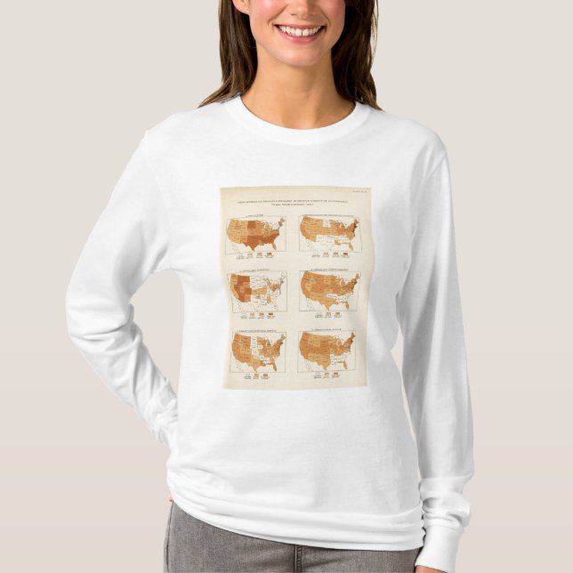 T-shirt 91 proportions dans les professions 1900 (Devant)