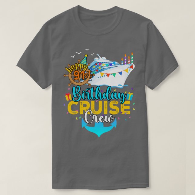 T-shirt 91e équipage de croisière (Design devant)