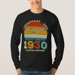 T-shirt 92 Ans Awesome depuis 1930 92e Anniversaire Cadeau
