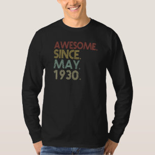 T-shirt 92e anniversaire 92 ans stupéfiant depuis mai 1930