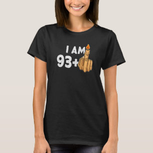 T-shirt 93+1 Doigt moyen 94e Anniversaire Provocateur