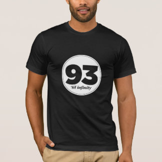 T-shirt 93' jusqu'à la pièce en t d'infini