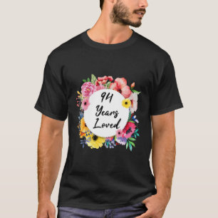 T-shirt 94 Ans Aimés 94E Floral